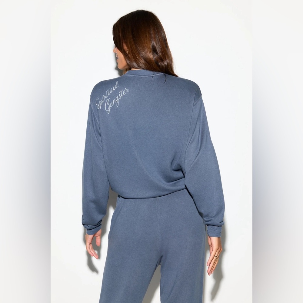 Spiritual Gangster Insignia Bardot Sweatshirt BNWT - Picture 4 of 5